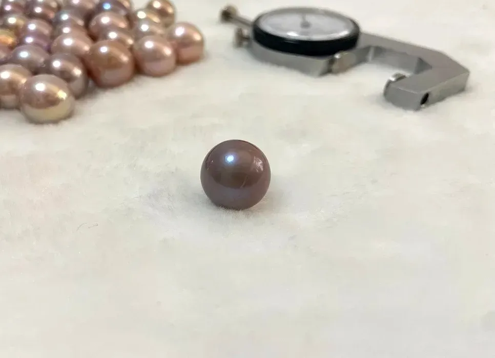 Authentic Mystic Orb Pearls Enchanting Purple- Pink Gems For Sacred Adornment