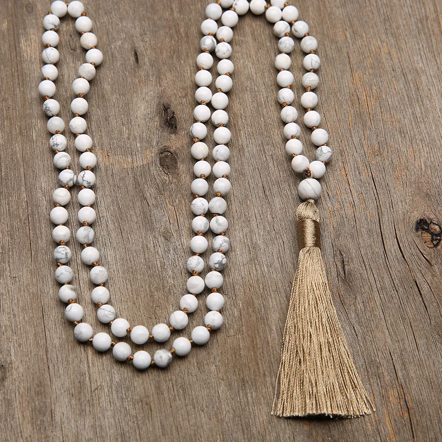 Authentic Sacred 108- Stone Serenity Mala Embracing Inner Harmony