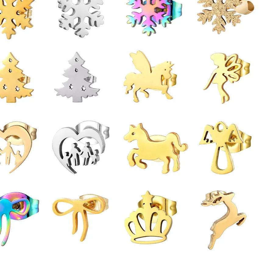 Authentic Custom Earrings 12 Pairs Stud Earrings Talk Before Place Order No Brand Jewelry
