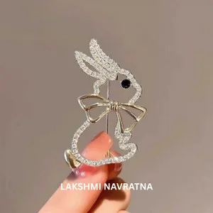 Authentic The Lunar Hare: A Radiant Moissanite Talisman of Prosperity
