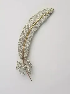 Authentic The Gilded Plume & Knot: A Moissanite Talisman of Grace and Light