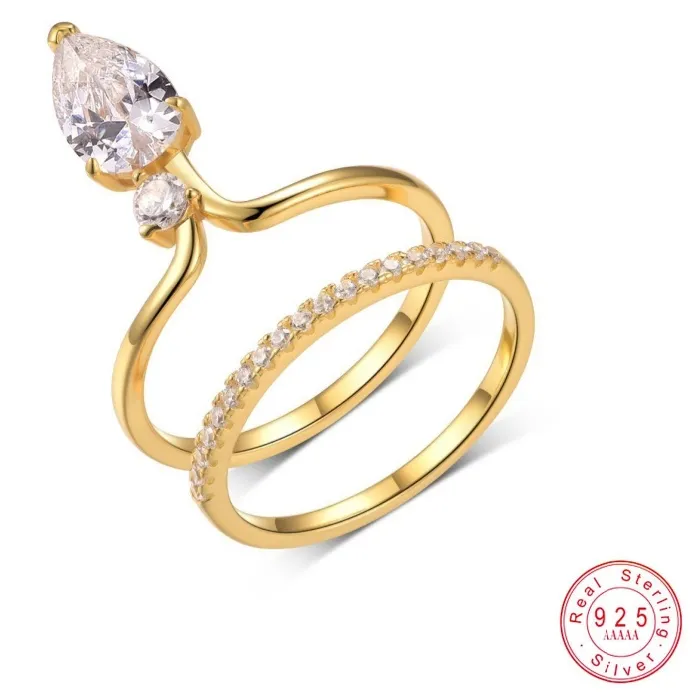 Authentic Dual Moons Of Clarity Curved Bypass Moissanite Talisman