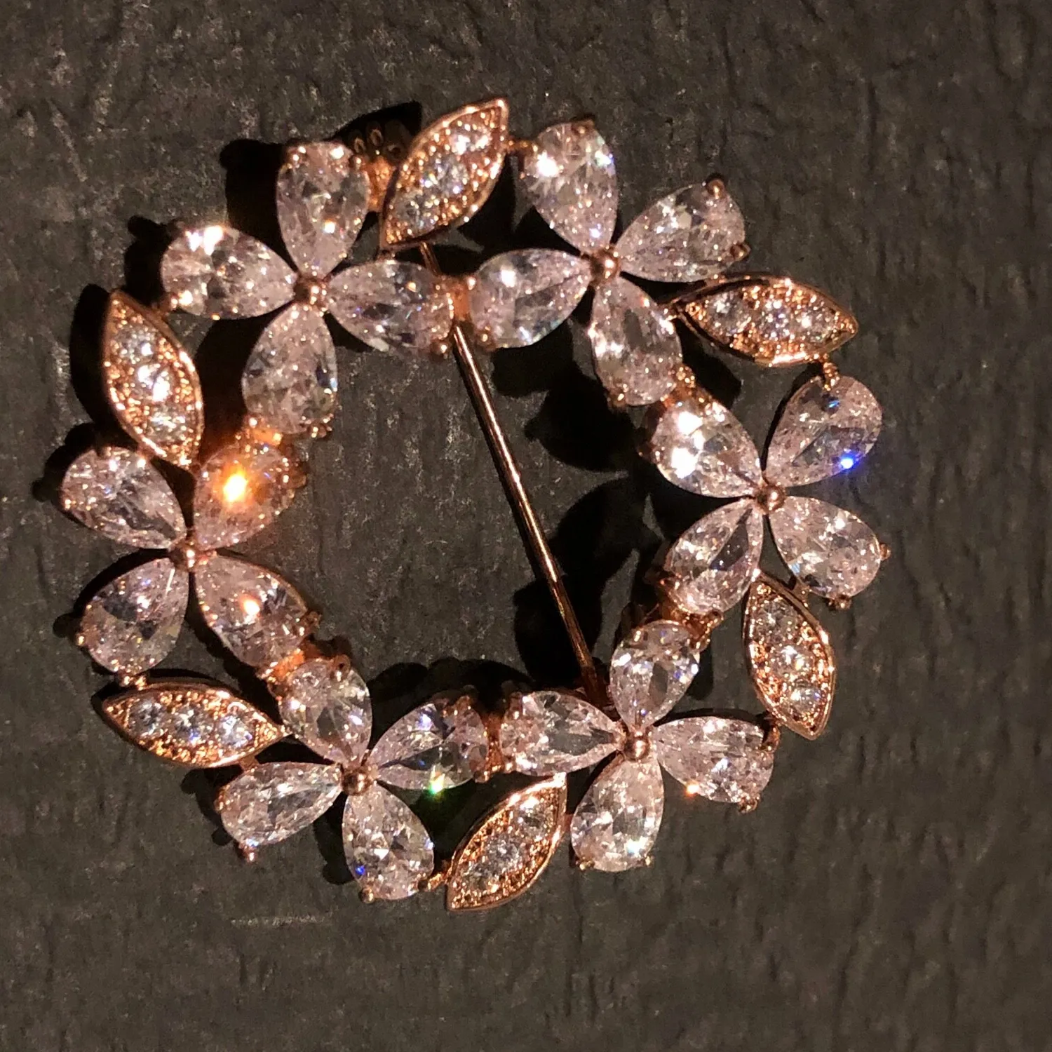 Authentic The Gilded Flora Brooch of Radiant Harmony