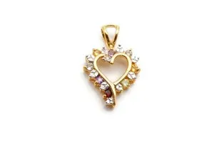 Authentic Heart of Abundance: Amethyst, Garnet, Citrine & Diamond