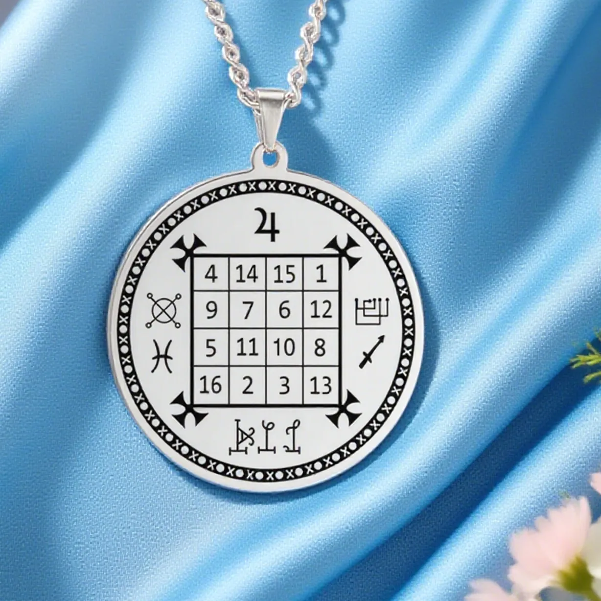 Authentic The Sigil Of Saturn And Jupiter A Square Talisman Of Cosmic Authority