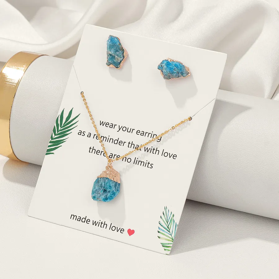 Authentic Celestial Apatite Ensemble Moonlit Throat Chakra Alignment