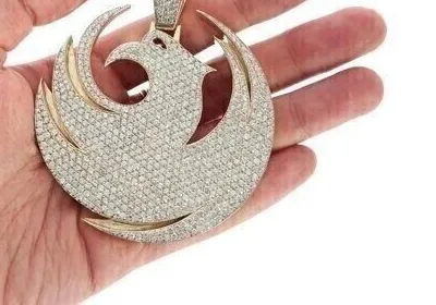 Authentic Rise from the Flames: Phoenix Pendant of Resilience