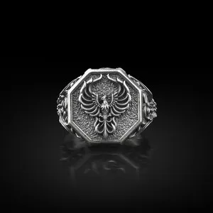 Authentic Phoenix Rebirth Signet: Aegis of the Eternal Flame