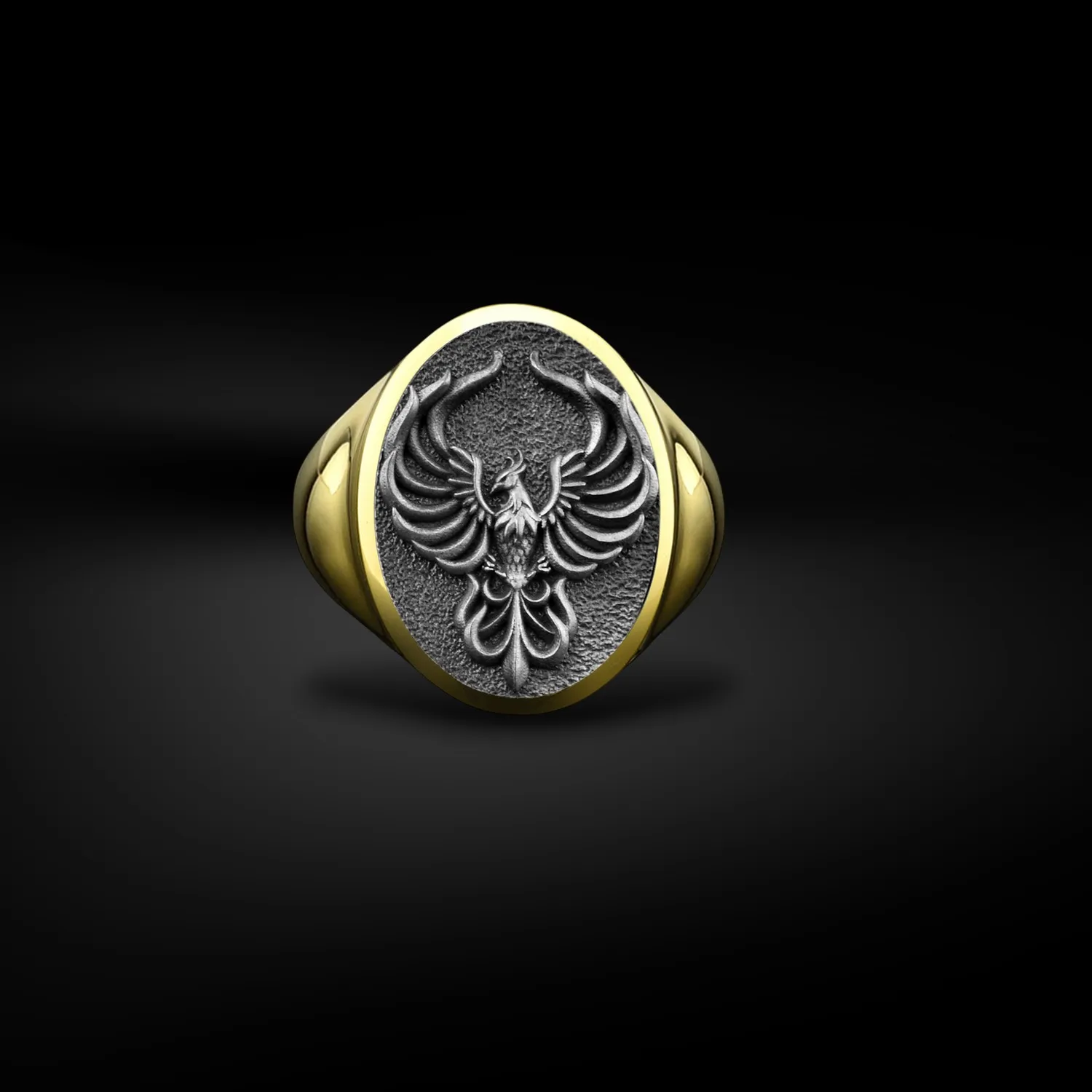 Authentic Awaken with the Reborn Phoenix, Embodied in Sterling Silver Majesty