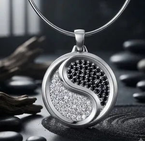 Authentic Balance of Unity: Yin Yang's Harmony in Gold