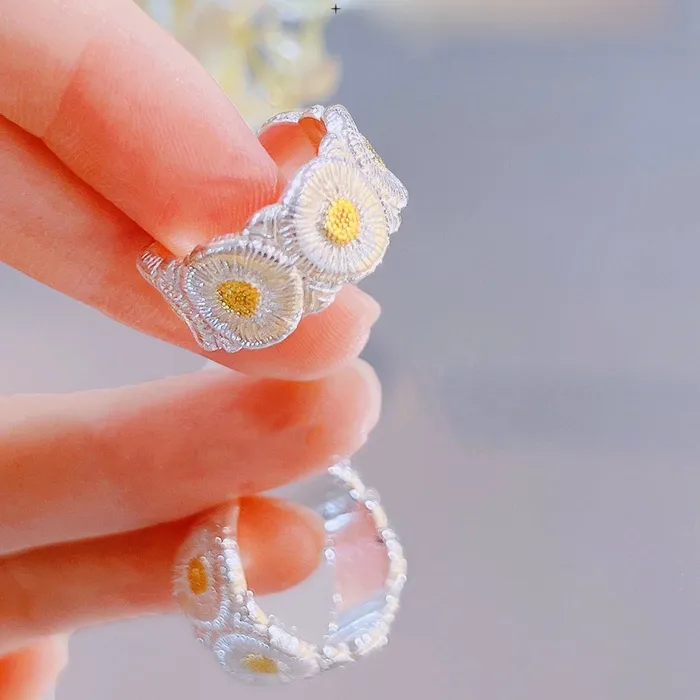 Authentic The Golden Daisy's Mystical Embrace A Tale Of Love And Protection