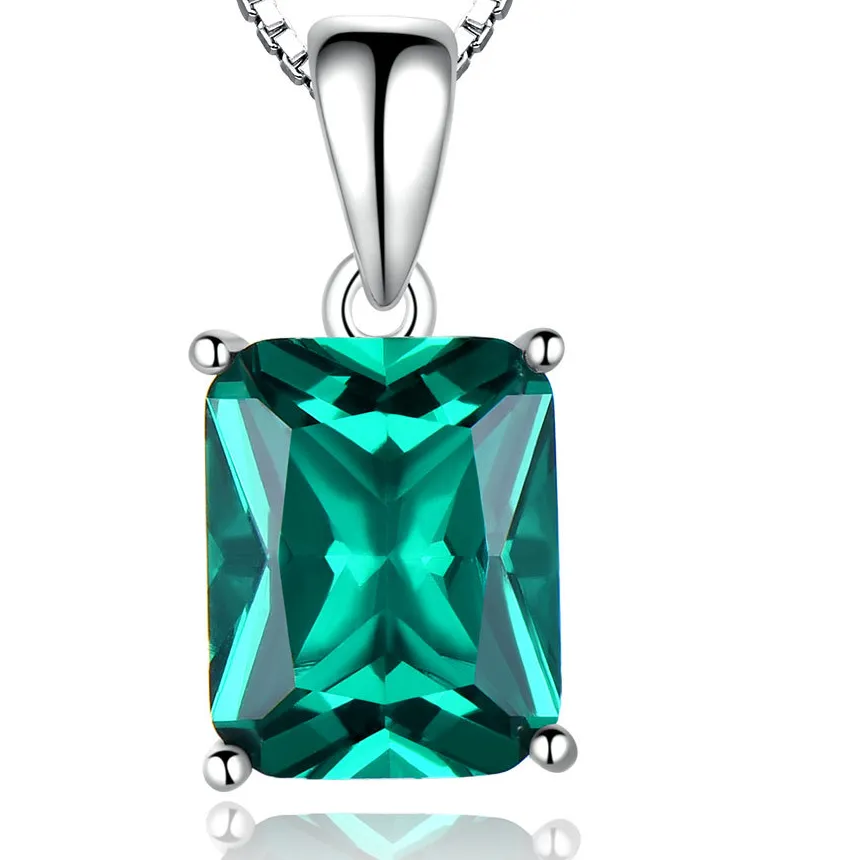 Authentic The Emerald Vision Geometric Silver Talisman