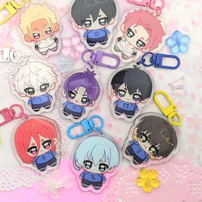 Authentic Chibi Football Spirit The Lively Acrylic Talisman Of Athletic