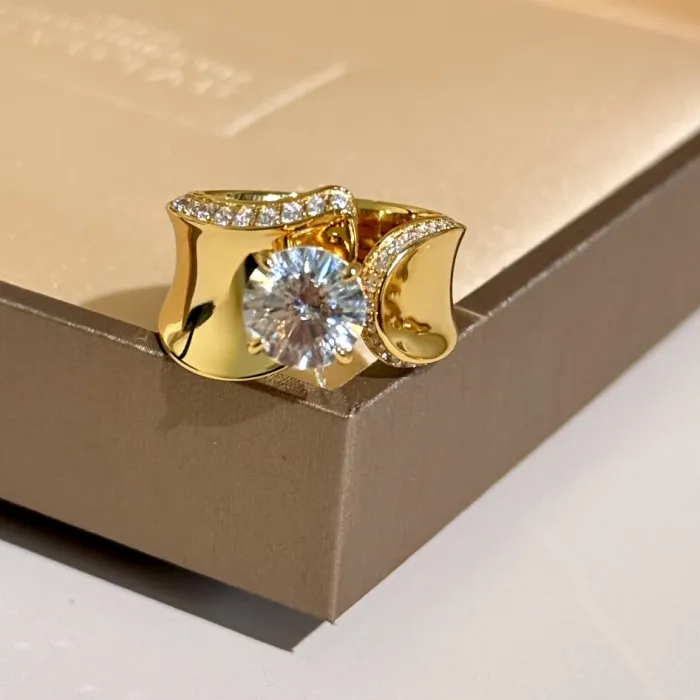 Authentic The All- Seeing Eye Ring A Gilded Portal To Clarity And Vision