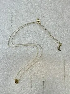 Authentic Luna Norte 14k Yellow Gold Plated & Labradorite 18” Necklace 