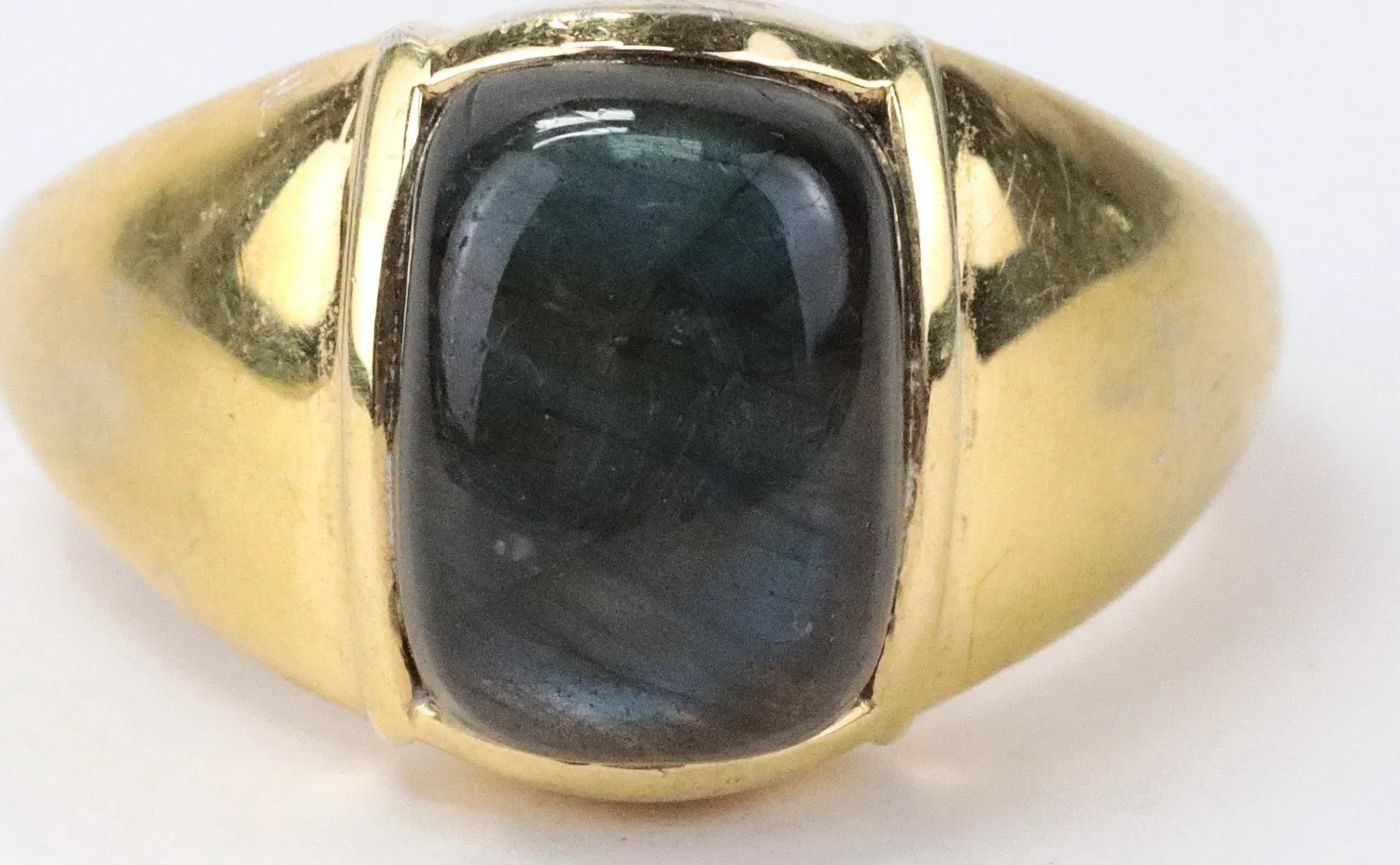 Authentic The Aurora Veil: Gold-Plated Labradorite Talisman Ring