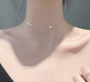 Authentic Celestial Cross of Threefold Grace Choker