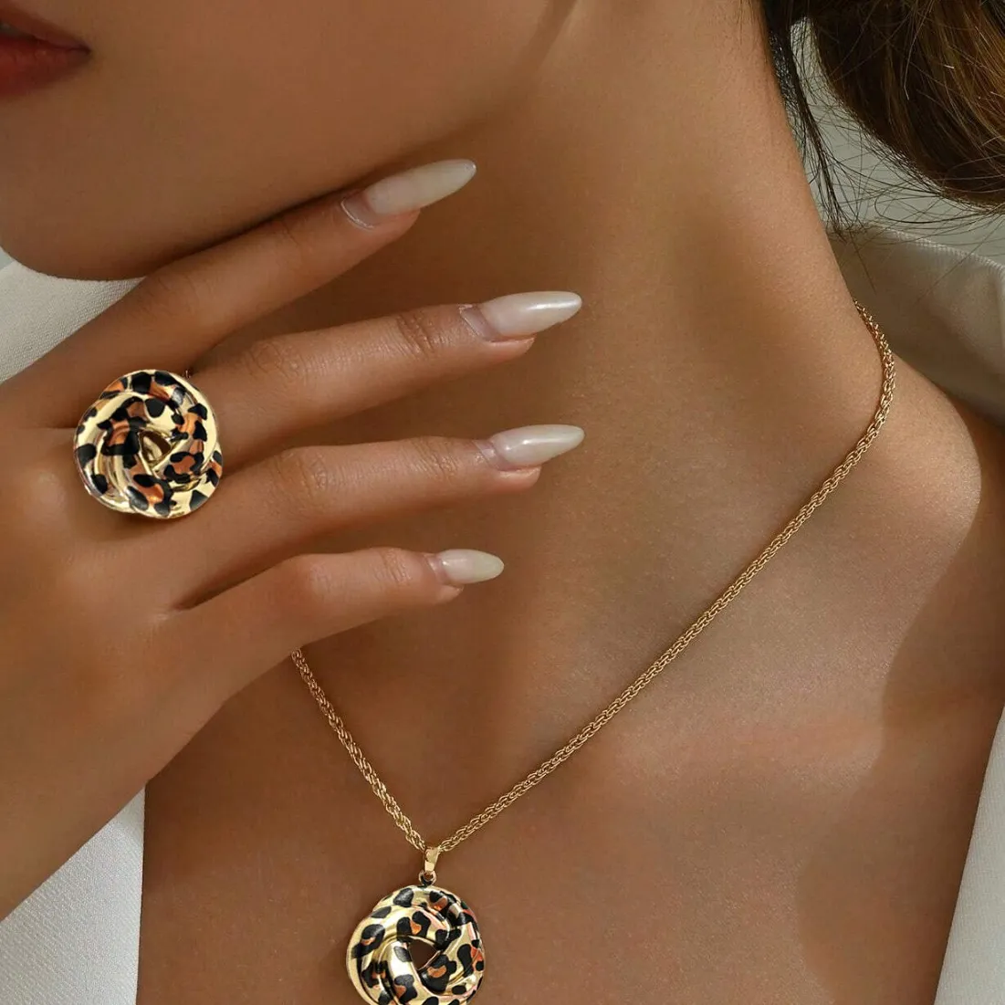 Authentic Talisman Of The Wild Grace Knotted Gold- Plated