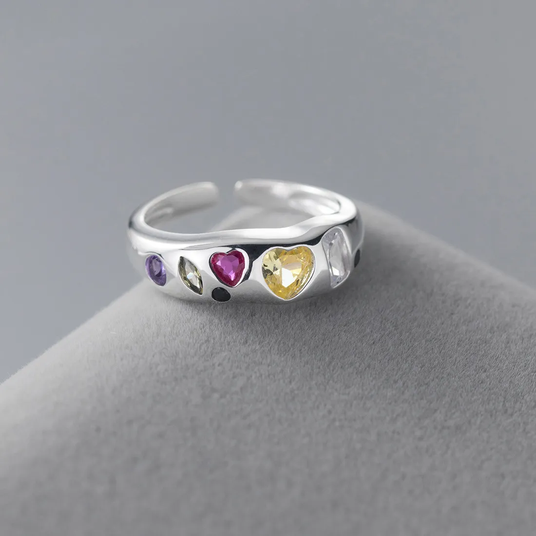 Authentic Celestial Symphony Open Ring Of Vibrant Aura And Alchemical Gold