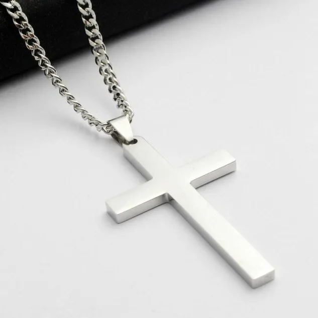 Authentic The Radiant Path: Gold-Plated Sacred Cross Cuban Chain