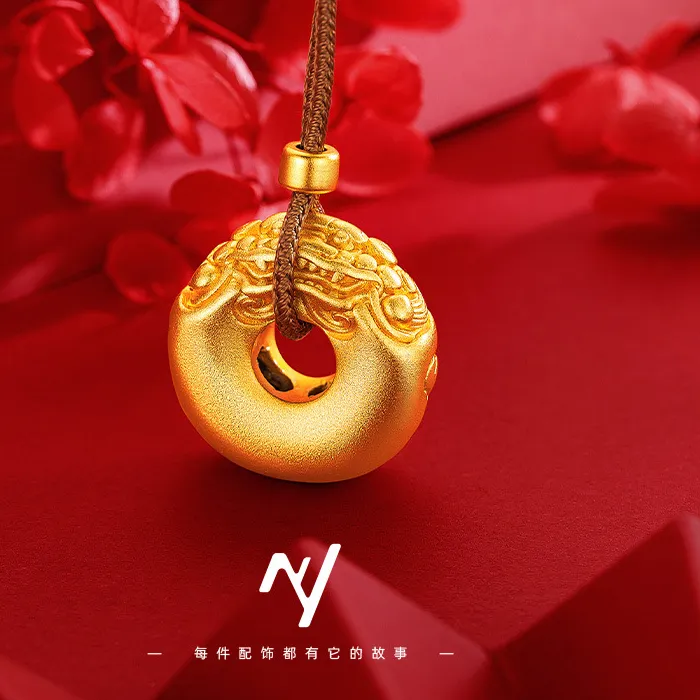 Authentic Golden Guardian Pi Xiu Abundance And Protection Talisman