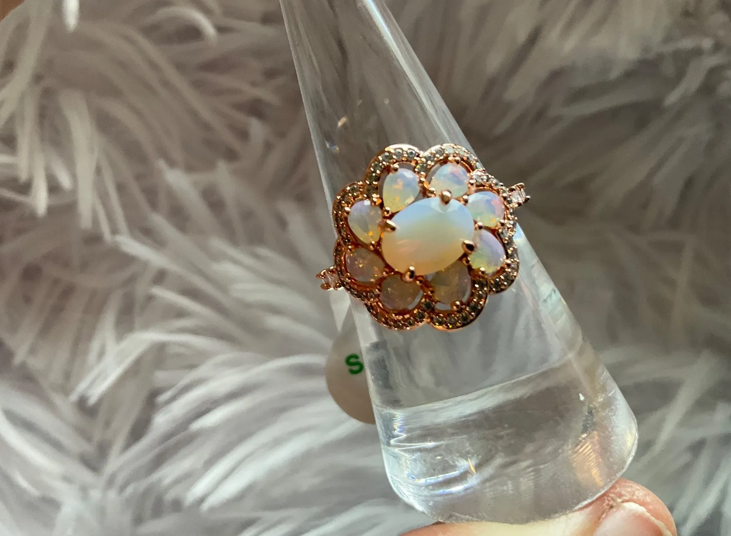 Authentic The Visionary Moonstone Ring in Rose Gold