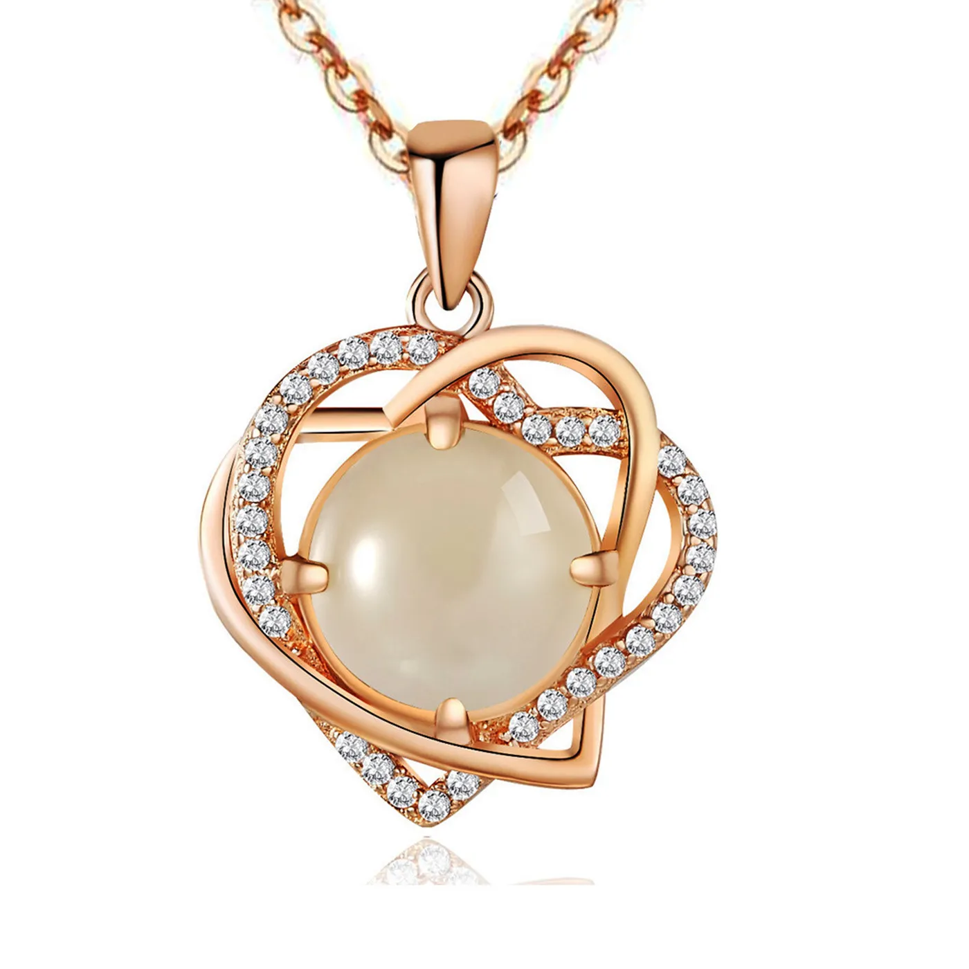 Authentic Celestial Radiance: The Lunar Glow Gold-Plated Amulet