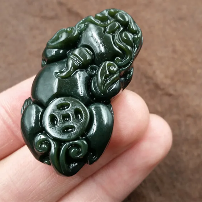 Authentic Celestial Guardian The Hetian Jade Pi Xiu Pendant Of Prosperity