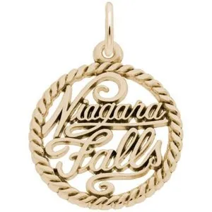 Authentic Niagara Waters Of Grace The Sacred Gold- Plated Disc