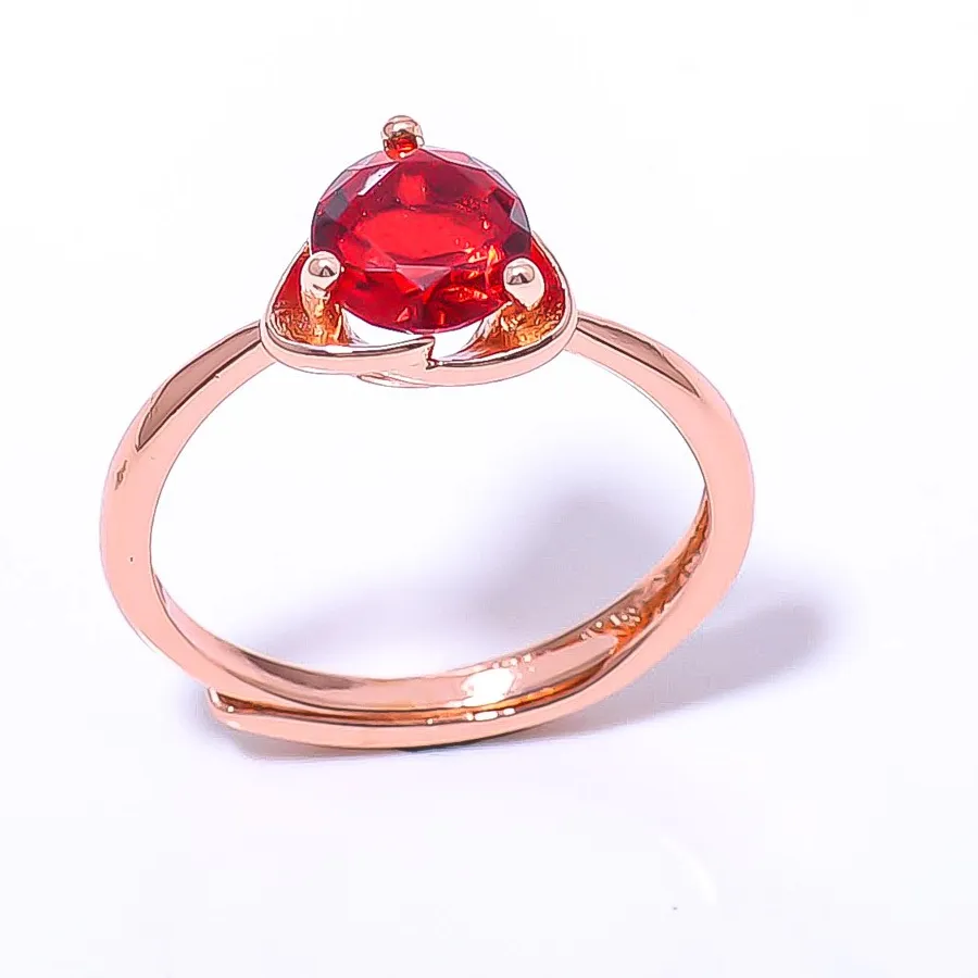 Authentic The Crimson Flame Rose Gold Garnet Talisman