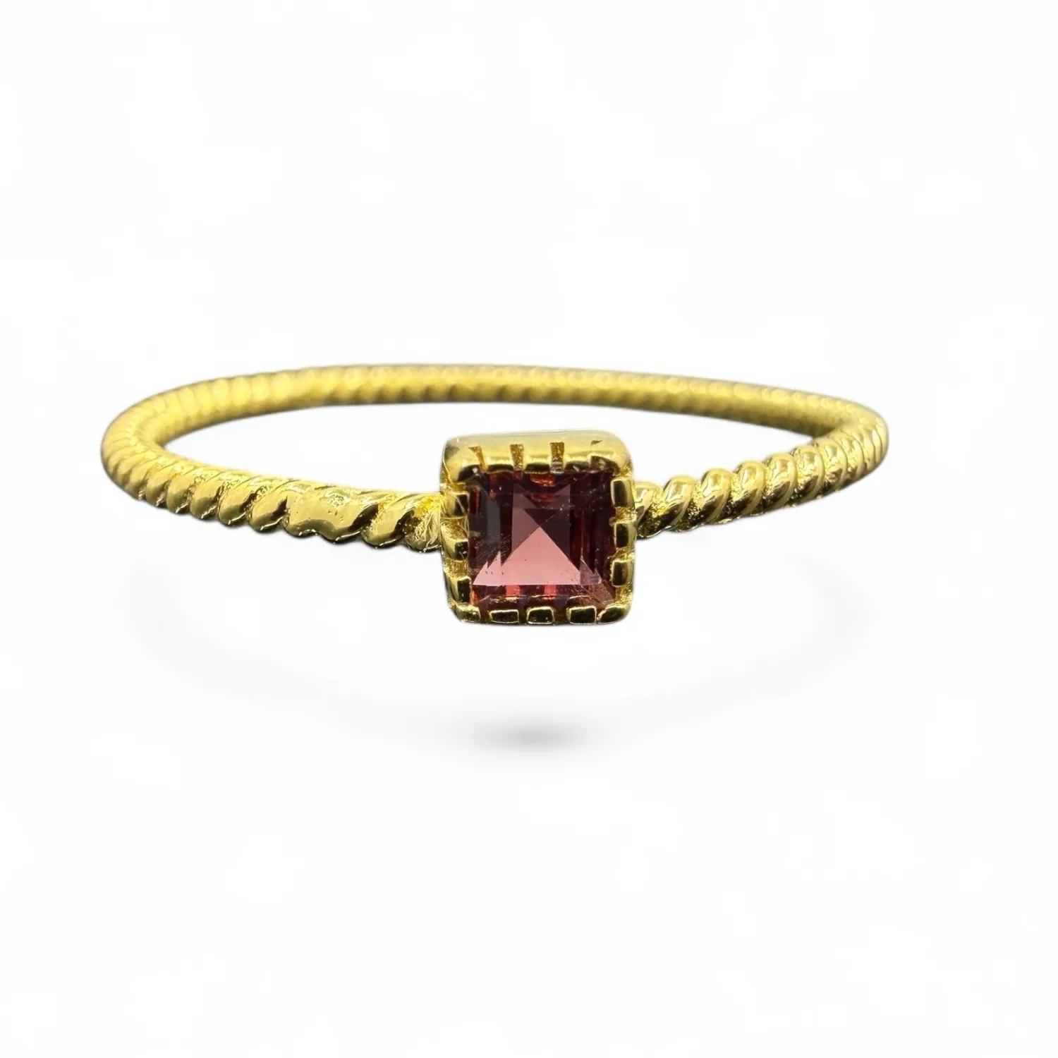 Authentic The Crimson Ember: Garnet and Gilded Sterling Talisman