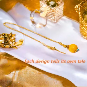 Authentic The Golden Dewdrop: Sun-Captured Honey Amber Talisman