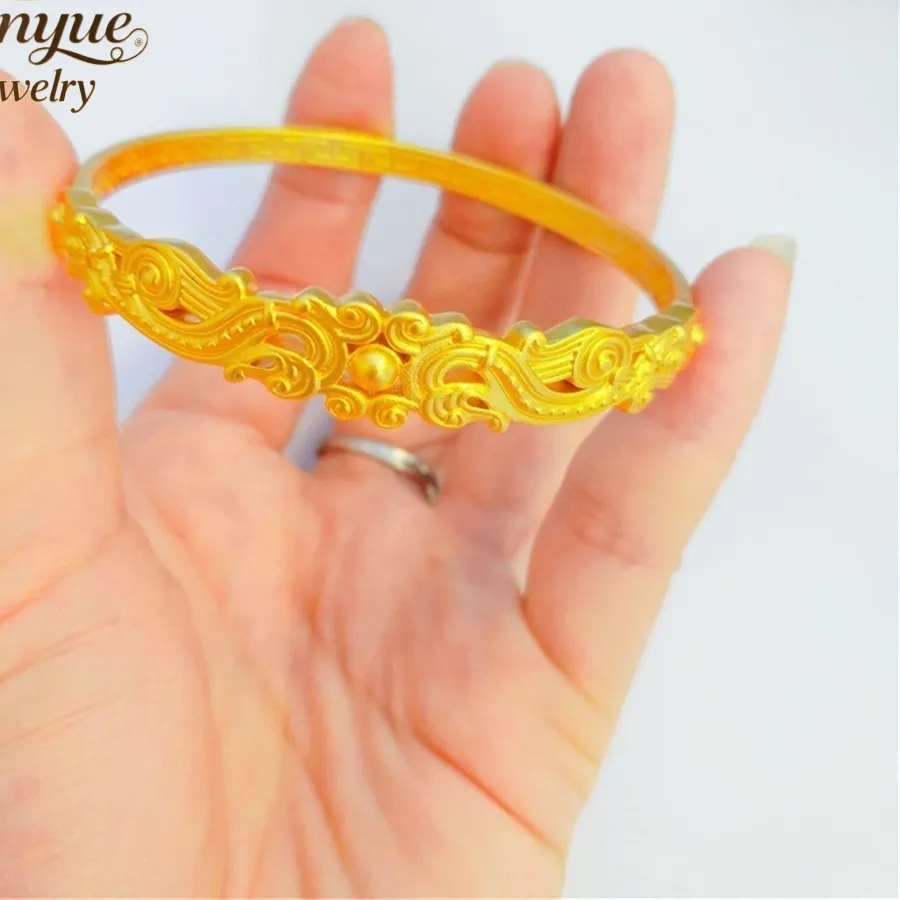 Authentic Celestial Dragon of the Auspicious Mist Gold Bracelet