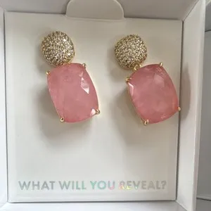 Authentic Ethereal Shift: The Rose Quartz and Rubellite Alchemy Earrings