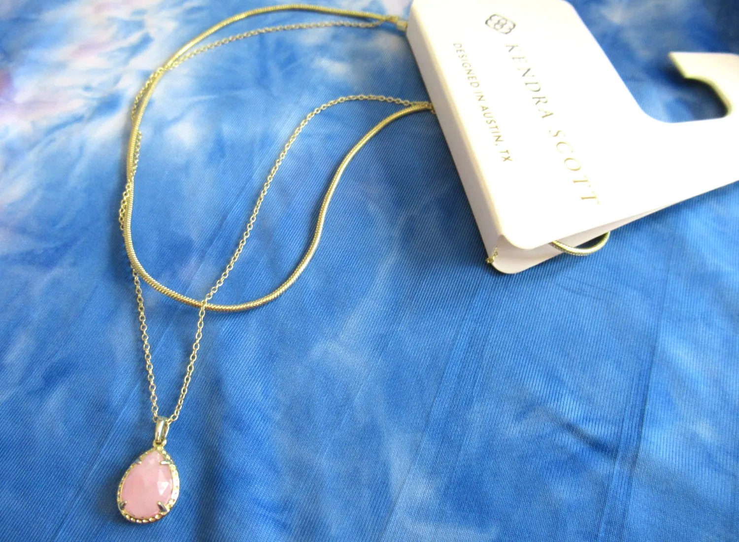 Authentic Rose Quartz Celestial Harmony: Multi Strand Necklace with 14Kt Gold Plated Elegance