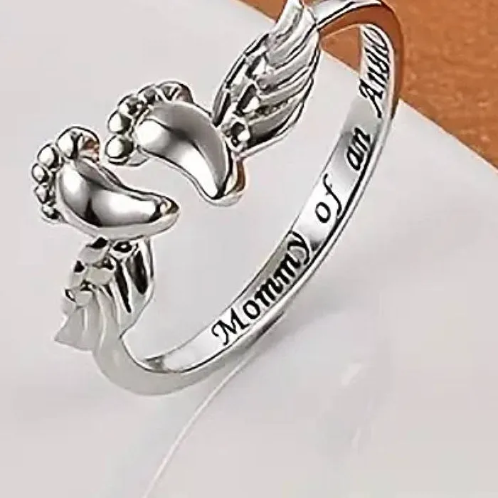 Authentic Guardian Angel's Embrace Mother's Love Ring