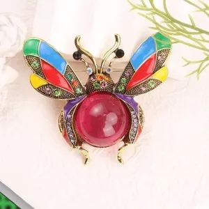 Authentic Whispers of Transformation - Gilded Butterfly Aura Pin