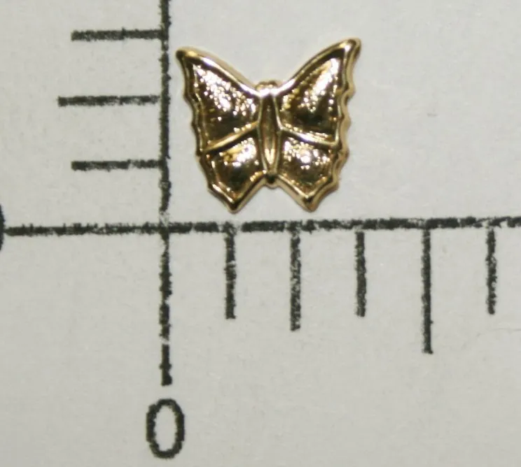 Authentic Radiant Butterfly Talisman Set - 12 Gold‑Plated Sacred Wing Findings