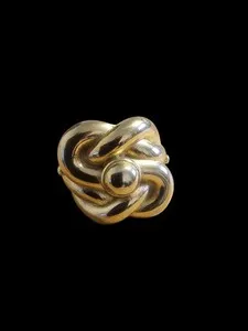 Authentic Gold Plated Knot Ring