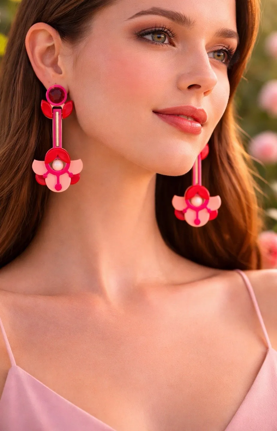 Authentic Gilded Blossom Talismanic Earrings