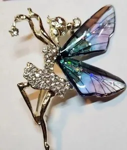 Authentic Celestial Guardian: The Gilded Fae Spirit Pin
