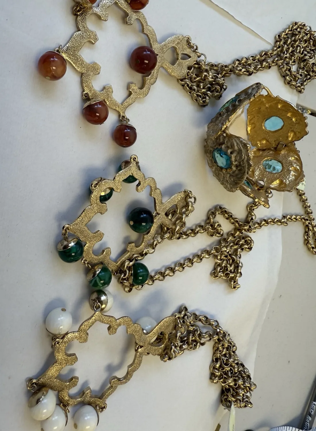 Authentic Sacred Guardians: 4-Piece Gold-Plated Elegance for Protection and Harmony