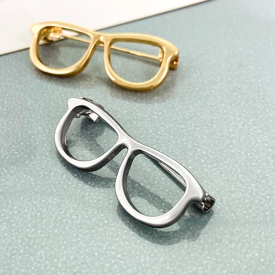 Authentic Mini Glasses Brooch Lovely Eyeglasses Frames Brooches Pins Jewelry Birthday Cool Thing