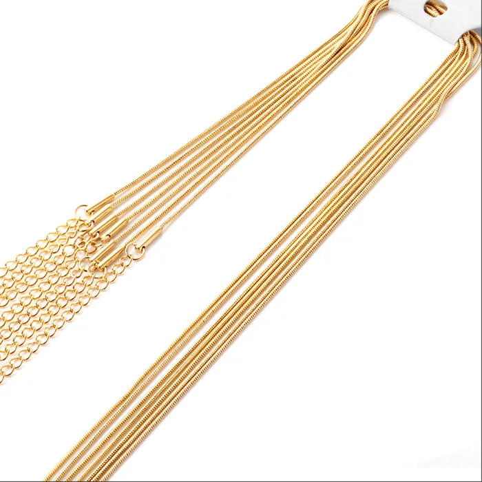 Authentic Serpentine Chains Of Radiant Gold