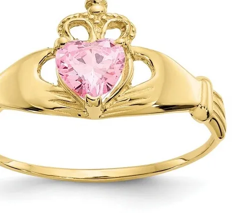 Authentic The Ethereal Claddagh: An October Heart of Radiant Light