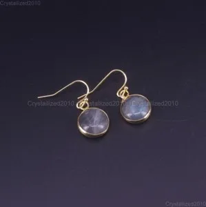 Authentic Radiant Spheres of Harmony: 18k Gold-Plated Chakra Candy Pendants