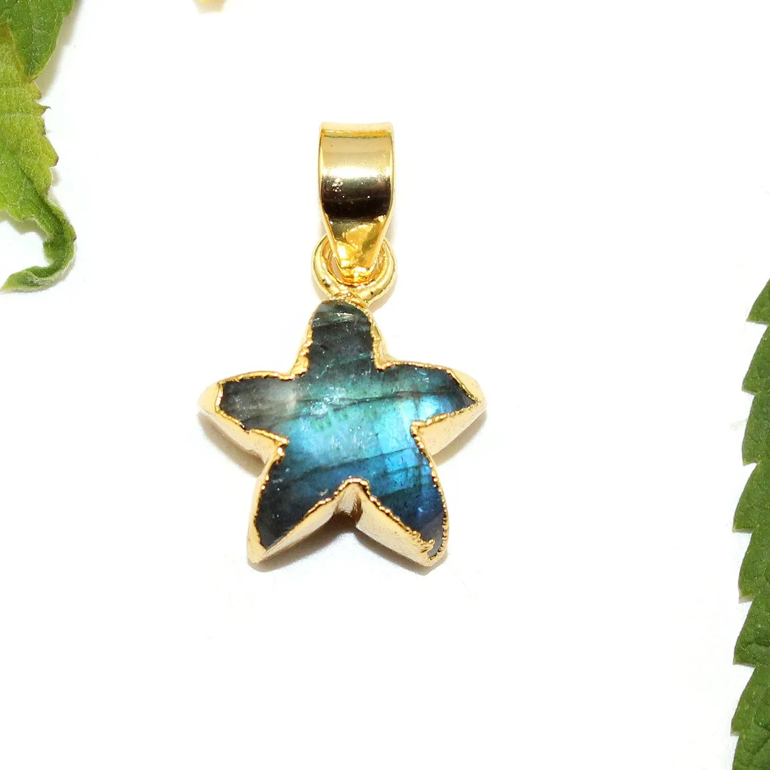 Authentic Celestial Starfish Amulet of Labradorite Light