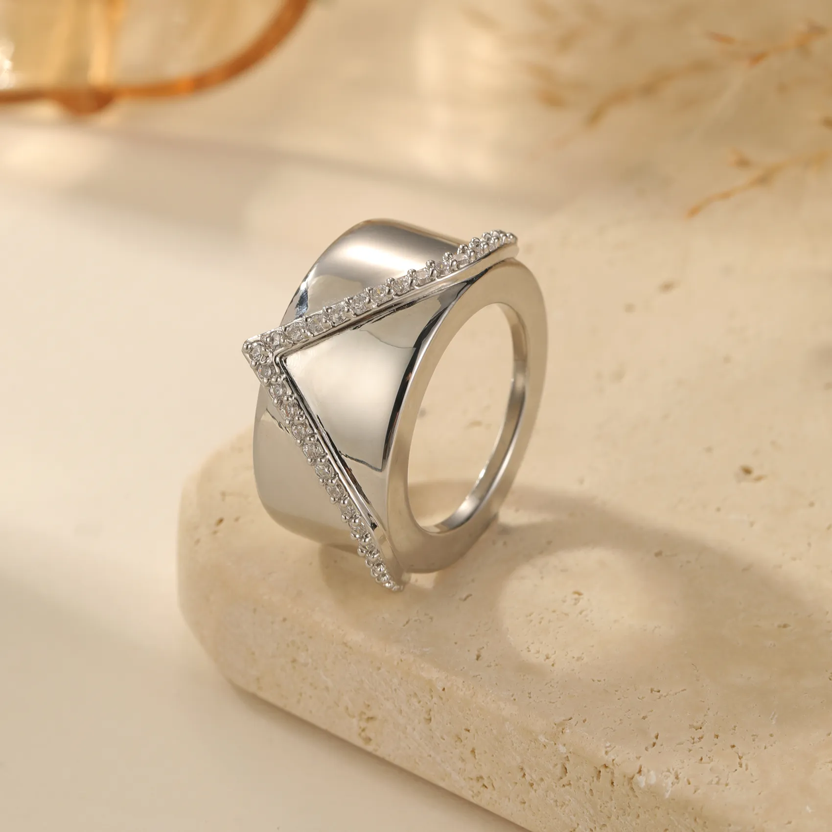 Authentic Custom Oura Ring Cover Gen 4 5 Geometric Zircon Smart Ring Protector Personalized Jewelry Accessory