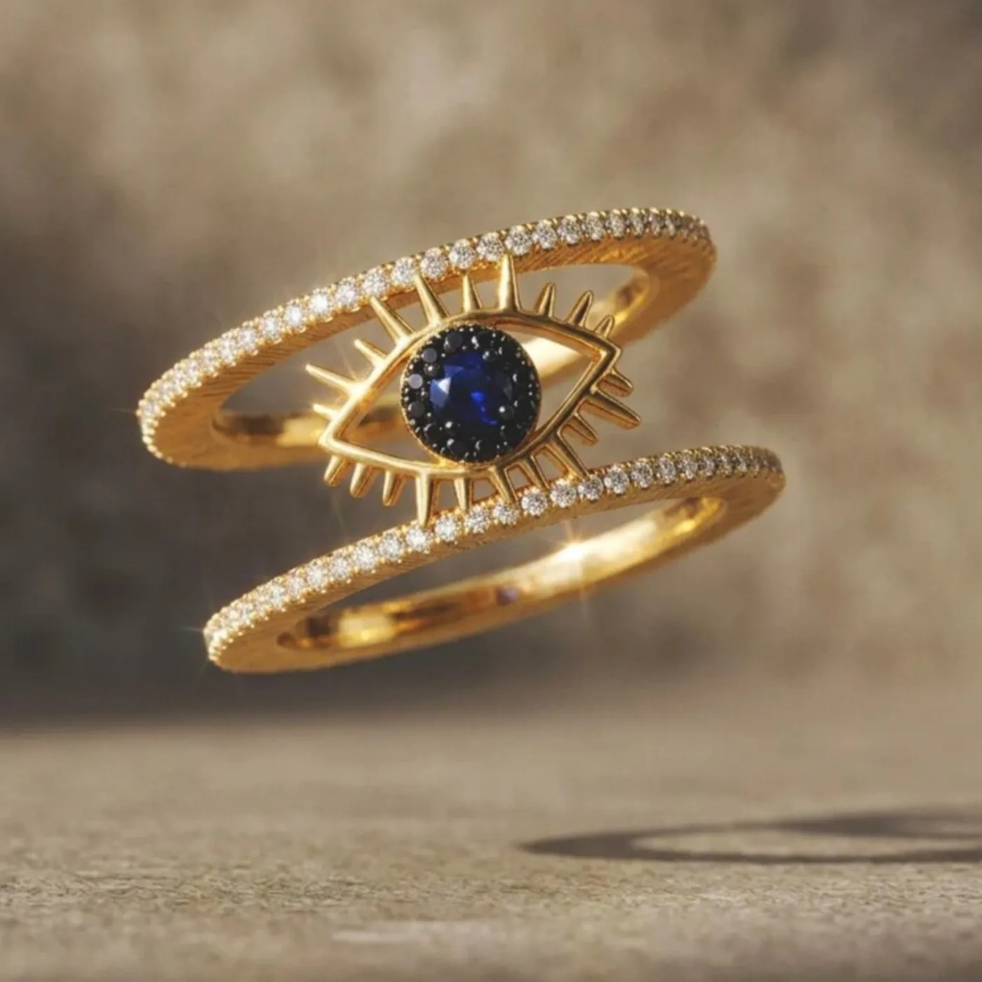 Authentic Evil Eye Smart Ring Cover Pavé Zircon Ring Protector Compatible With Oura Ring Gen 4 Jewelry Accessory