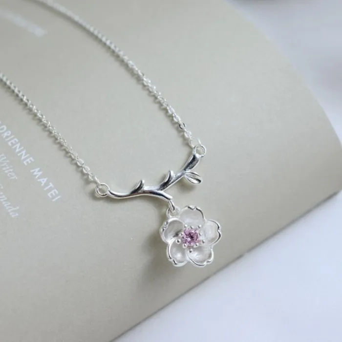 Authentic Ethereal Sakura Blossom Pendant A Blossoming Guardian Of Serenity